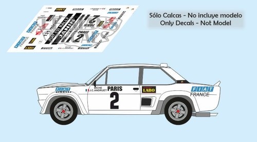 Autocollants fiat 131 - fiat,