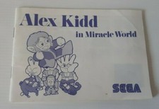 (1) NOTICE DE JEU SEGA MASTER