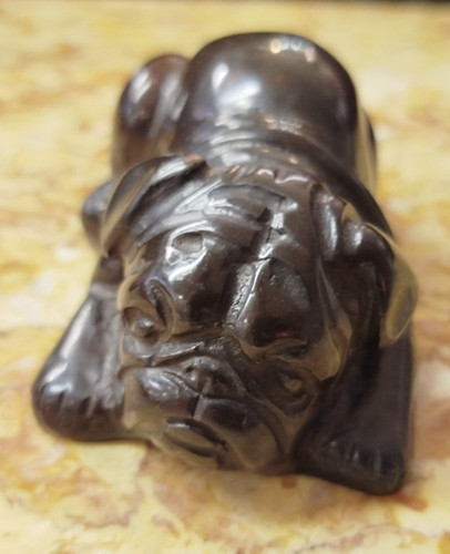 Statuette bronze bouledogue - statuette,