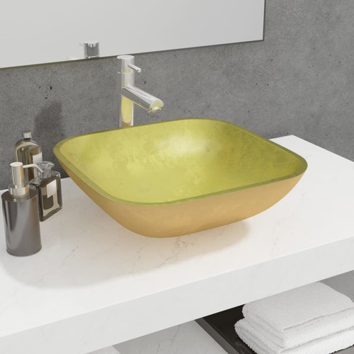 Lavabo verre 42x42x14 - 42x42x14, cm