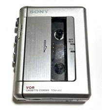 Lecteur magnétophone à cassette SONY TCM-450 WALKMAN fonctionnement...