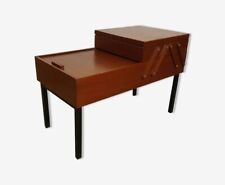 Meuble d'appoint vintage - Travailleuse Scandinave - design - ancien