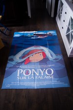 PONYO Hayao Miyazaki Ghibli French Grande Vintage Movie Poster Original 2009