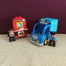 Lego Duplo 10809 - La Patrouille de Police - Complet Voleur banque Camion Car
