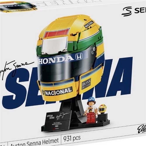 Lego icons ayrton senna helmet - lego,