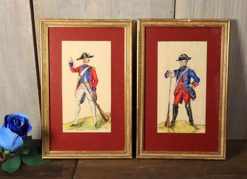 Ancien paire tableaux - ancien,