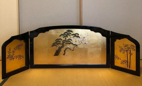 Paravent pliant japonais byobu - paravent,
