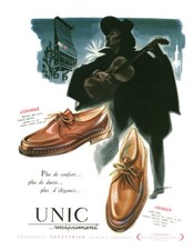 Publicité ancienne chaussure
