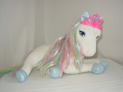 Peluche cheval barbie - peluche,