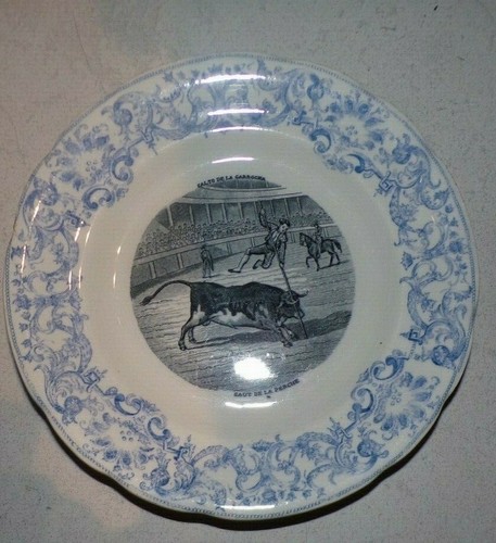 Ancienne assiette gien - gien, xixe