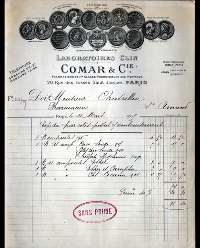 Paris produit - (v°),
