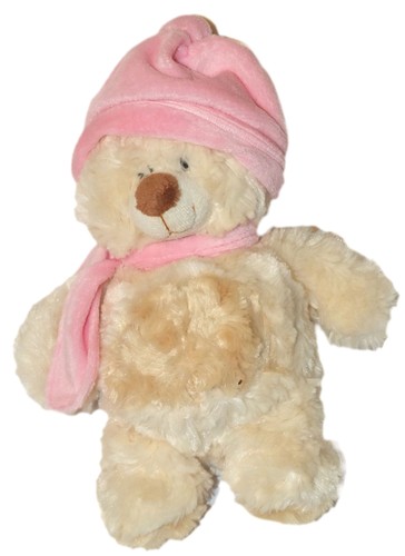 Peluche doudou chien beige - chien,