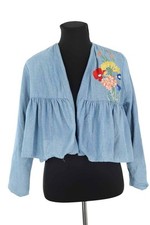 Veste en coton bleue Valentine Gauthier S