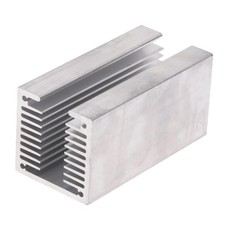 aluminium u fente dissipateur