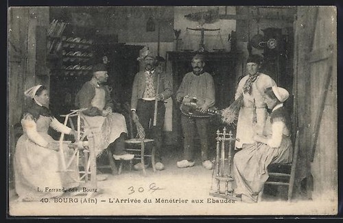 Cpa bourg ain arrivée - l´arrivée, du