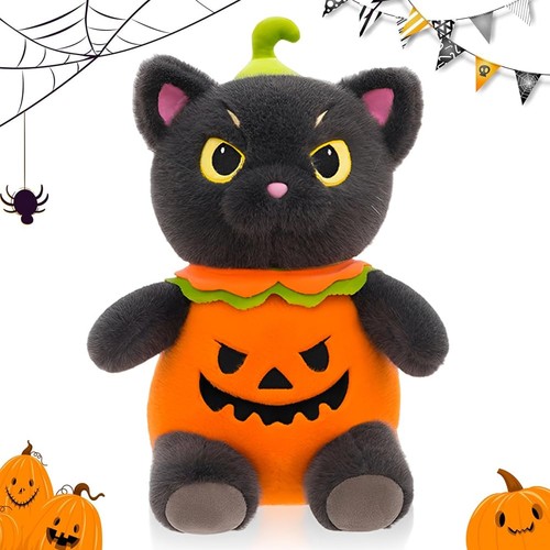 Chat noir peluche jouet - chat,
