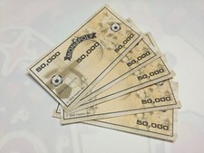 LOT X5 BILLET DE 50.000