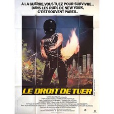 LE DROIT DE TUER Affiche de film - 120x160 cm. - 1980 - Robert Ginty, Exterminat