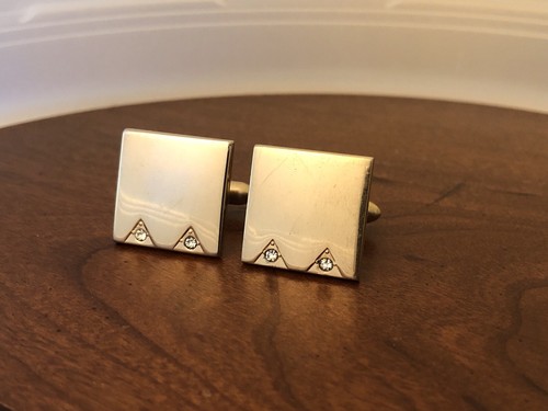 Vintage swank shiny gold - vintage,