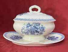 SAUCE BOAT JUG BORDEAUX VIEILLARD SAUCIERE CORBEILLE GIRONDE AQUITAINE 19EME