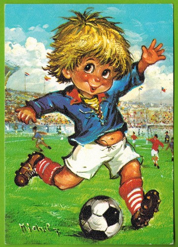 1978 carte postale poulbot - 1978-carte, postale-poulbot-les