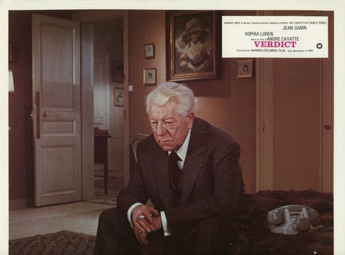 Jean gabin verdict - 1974, photo