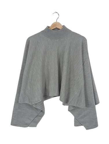 Cos poncho dames pull - poncho, gris