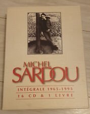 -COFFRET  INTEGRALE 1965-1995 MICHEL SARDOU, COMME NEUF , 16 CDS + LIVRE