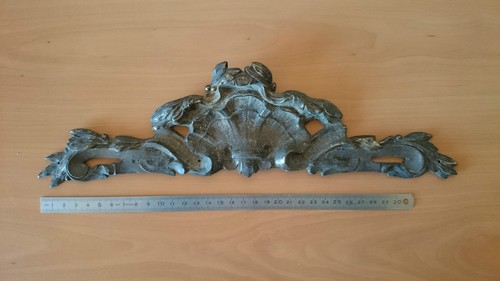 Fronton ancien pour meuble - ancien,