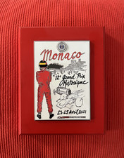Plaque Émaillée Formule 1 / 12eme Grand Prix Historique Monaco 2021 / numérotée