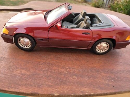 Mercedes 500 1989 bordeaux - mercedes,