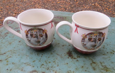 2 tasses gobelets  Noël Villeroy Boch