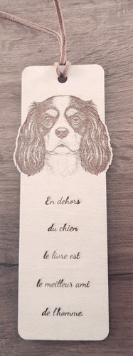 Marque pages cavalier king - cavalier,