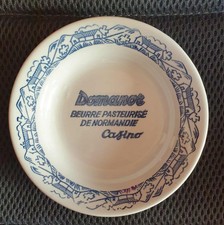 Ancien cendrier  publicitaire CASINO   " DOMANOT   "  beurre pasteurisé