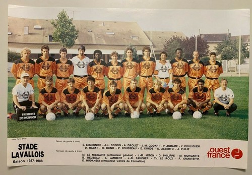 Poster equipe stade lavallois - equipe,