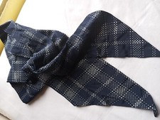 Cravate Baghera en soie Lavallière homme vintage écharpe foulard  silk scarf