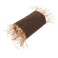  Tunnel pour Petits Animaux : Abri en Tube avec Nid de Foin - Jouet Interactif