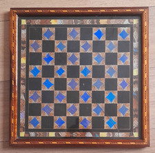 Ancien Plateau D'echecs Papillons