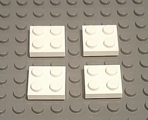 Plaques lego blanches 2x2 - plaques,