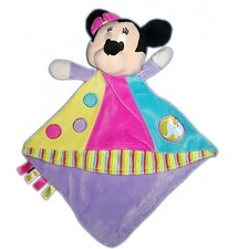 Doudou plat Minnie mauve