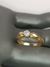 T 54 Bague solitaire diamant