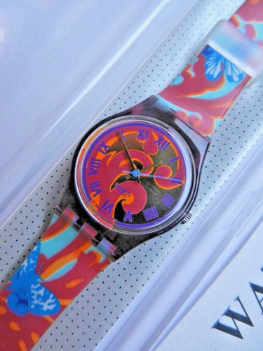 Swatch lady lv102 - lady, fleur