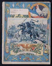 Couverture protège Cahier école  CHARLES MARTEL à la bataille de Poitiers