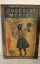 Plaque publicitaire chocolat