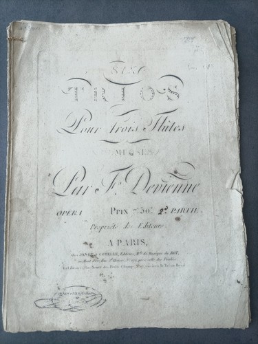 Six trios pour trois - pour,