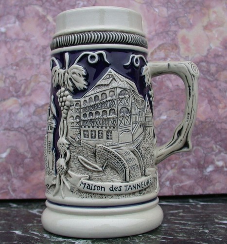 Alsace chope pichet en grès - alsace,