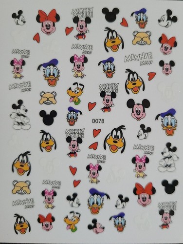Disney nail stickers - disney,