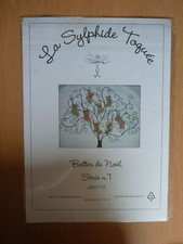 Grille Point de croix originale neuve Bottes de Noël (La Sylphide toquée AM173)