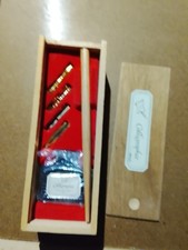 La Calligraphie boîte complète  flacon encre de chine non ouvert