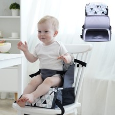 Rehausseur de chaise pour enfant - Pliable - Avec sangles réglables - Pour le...